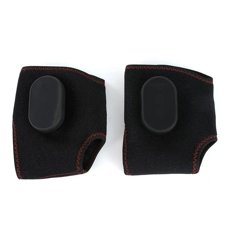 Electric heated foot massager by HAOYUNMA with USB power, soft fabric warmer in a 2-pack, designed for soothing foot comfort.