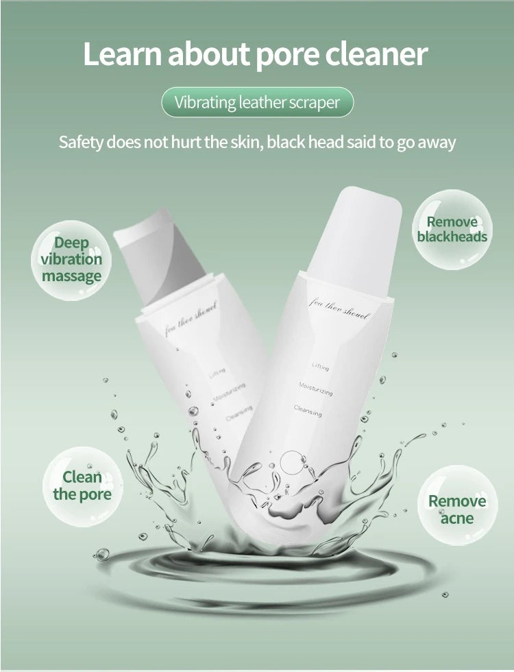 Showlu Smart General LED Acne Spot Pen showing a sleek black device with a clear tip for targeted skin treatment.
