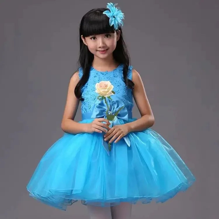 Flower girl dress for wedding, baby girl party dress, first communion, children's birthday outfit, Showlu Fashion Store.