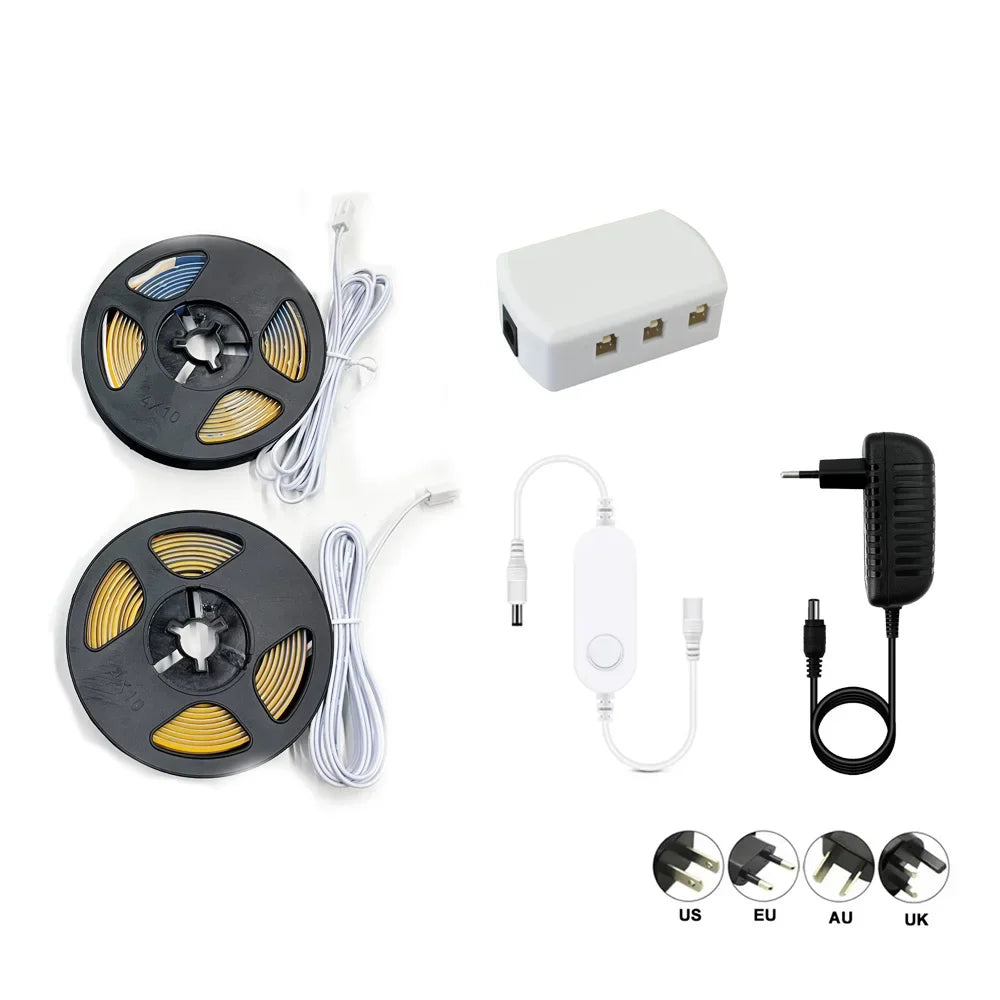 Showlu Smart Zigbee LED strip light kit with voice control, app connectivity, and customizable color options for ambient lighting.