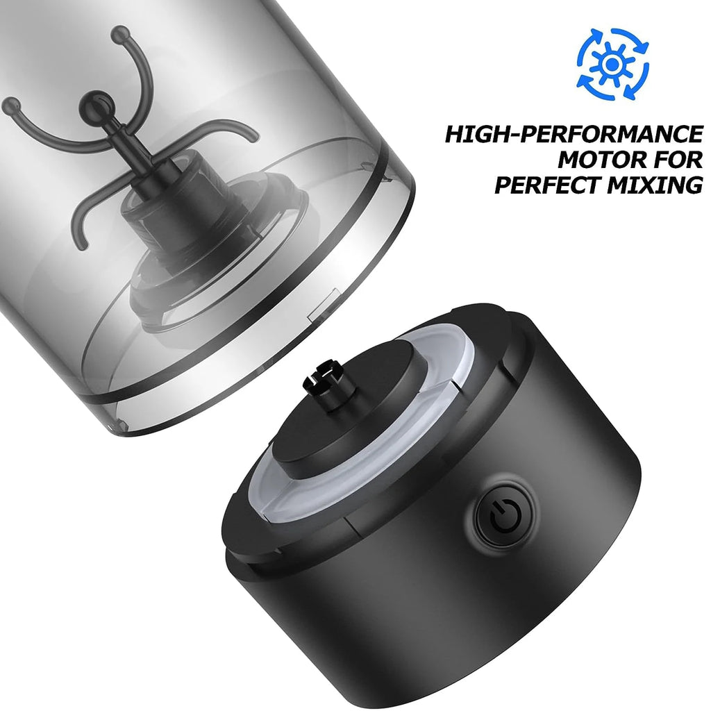 Premium Electric Protein Shaker Bottle, 22oz Blender for Mixing Protein, Gym Portable Cup, and Cocktails