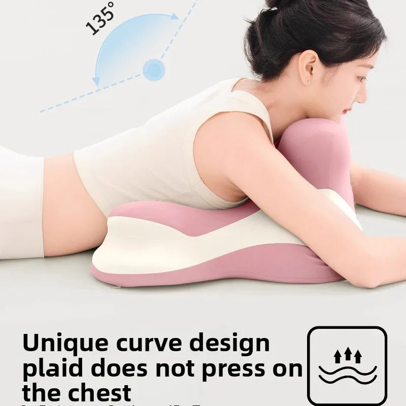 Showlu Fashion Store XVJOU memory foam wedge pillow for prone position bed backrest with adjustable incline and ergonomic support.
