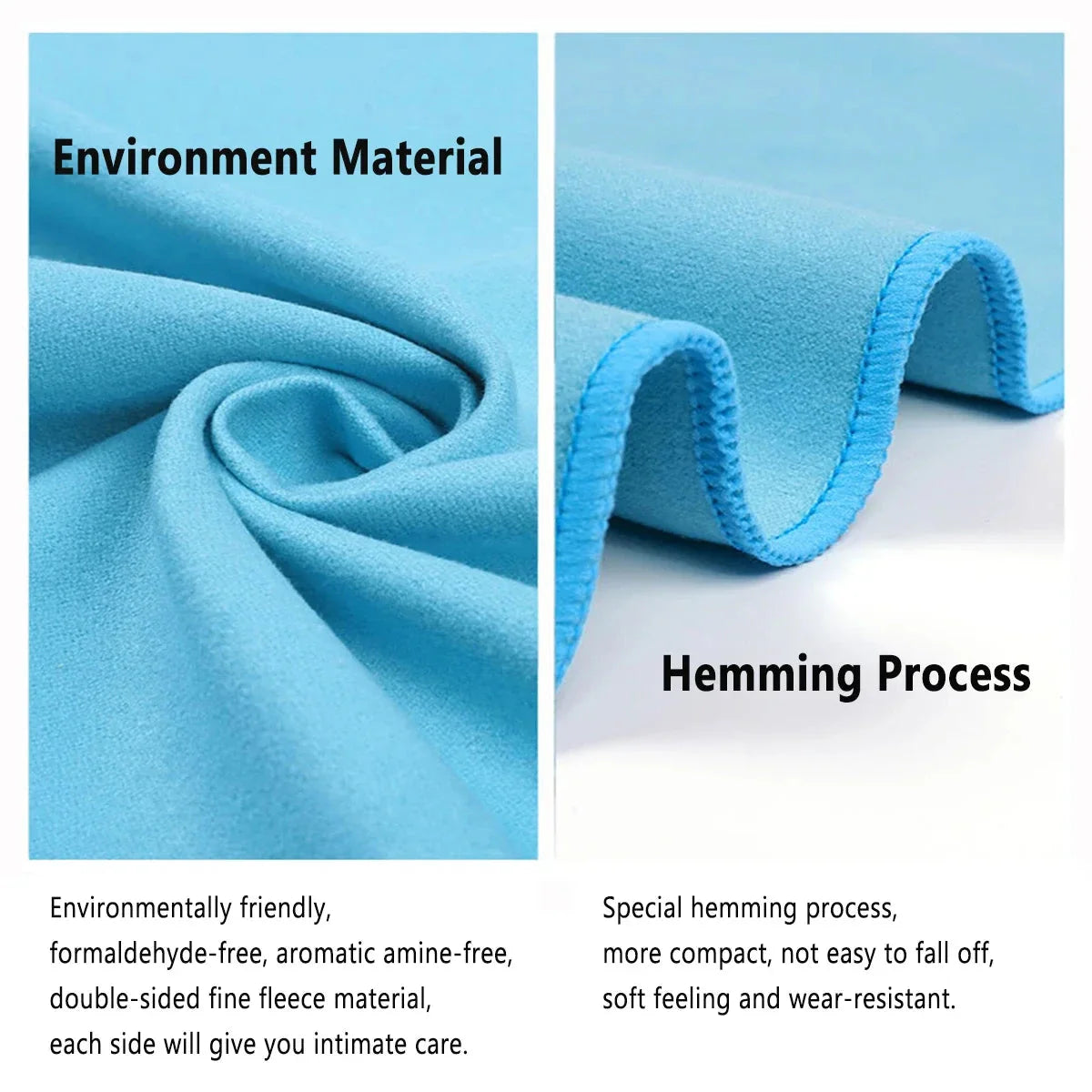 SHOWLU microfiber sports towel for gym, swimming, and beach, quick-drying and soft, shown in a compact roll.