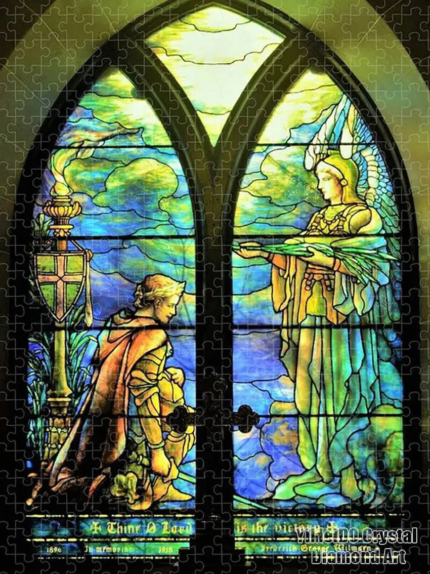 Jesus religious 5D diamond painting kit with full resin embroidery by Showlu Fashion Store, featuring a detailed Jesus figure.