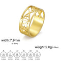 Stainless steel My Shape Jesus Fish ring featuring Christian religious symbol, detailed design, and polished finish.