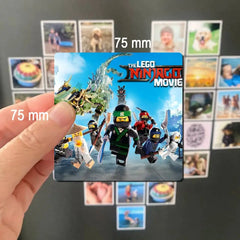 Cartoon N-NinjagoS Refrigerator Magnets Personalized Photo Fridge Magnets For Kitchen Whiteboard Home Decoration Office Gift