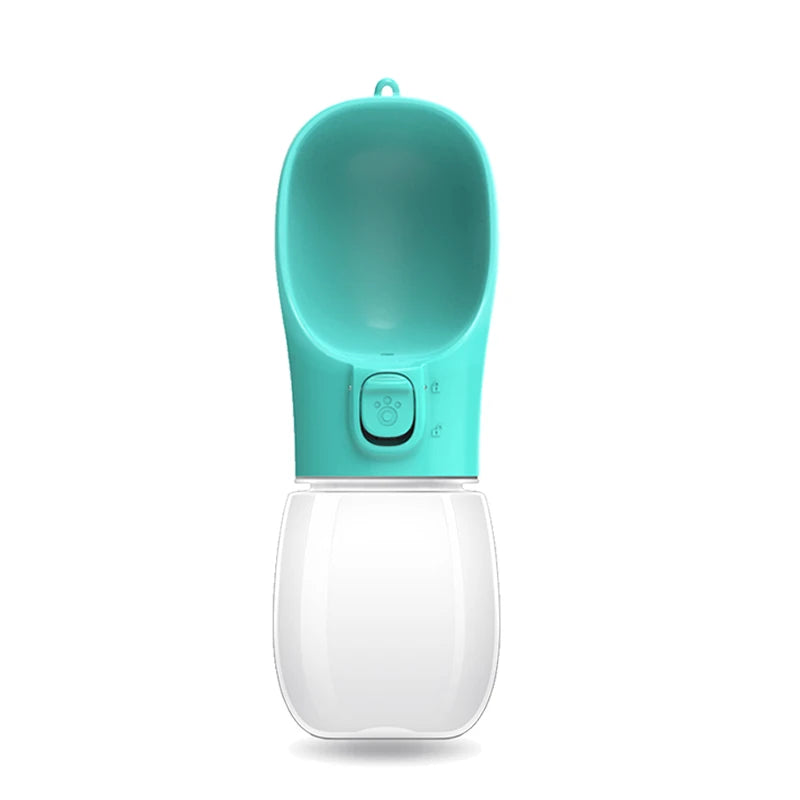 Holapet portable dog water bottle by Showlu Fashion Store, leak-proof travel cup for pets with a compact design and water reservoir.