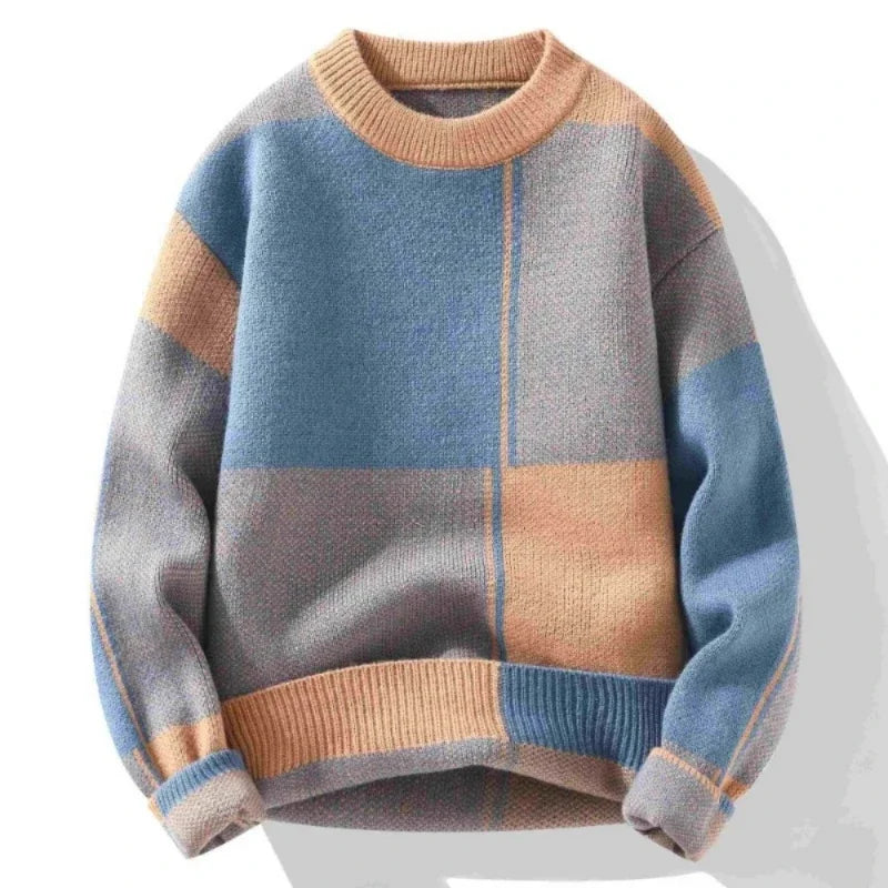 Round Collar Crewneck Long Sleeve Thick Knitwear Original Autumnr and Winter Pullover Man Casual Y2k Knitted Sweaters for Men