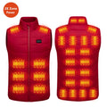 Men's heated winter vest jacket by Showlu Smart General, featuring a sleek design with heated panels for warmth and comfort.