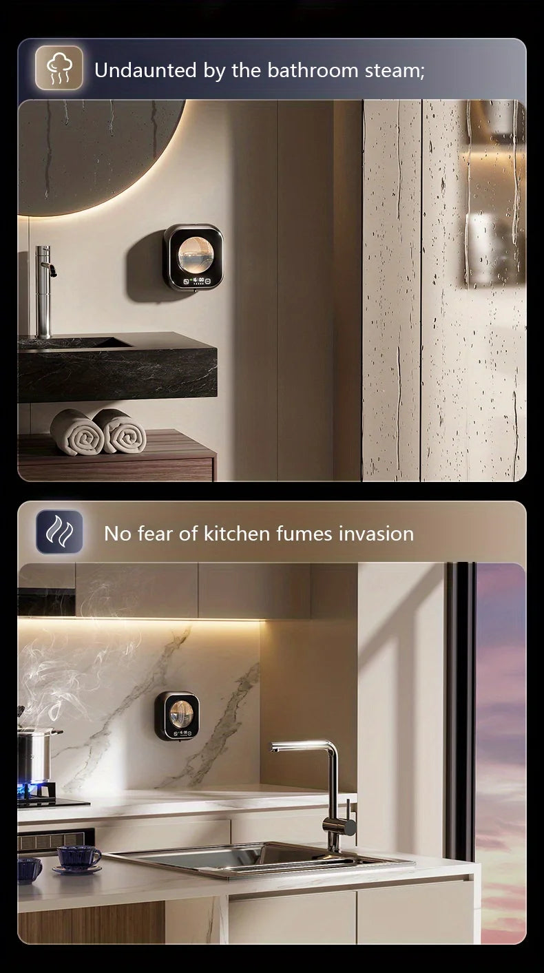 Showlu Smart Sarmocare automatic foam soap dispenser with sleek design and touchless operation for hygienic handwashing.