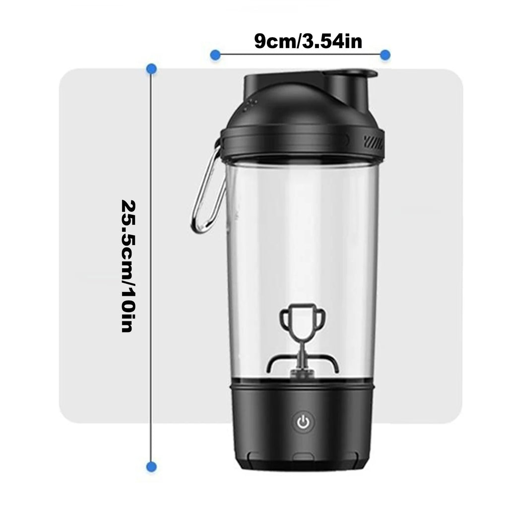 Premium Electric Protein Shaker Bottle, 22oz Blender for Mixing Protein, Gym Portable Cup, and Cocktails