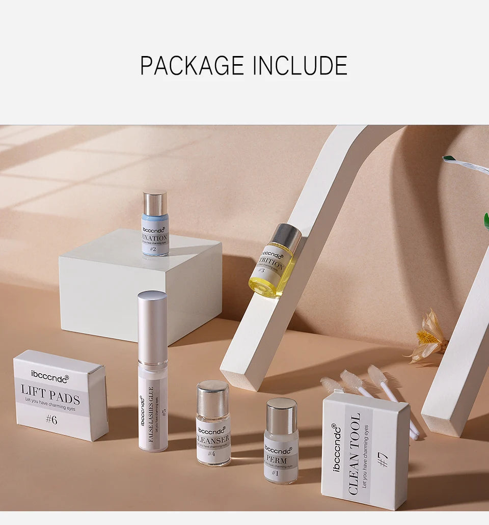 Showlu Smart General eyebrow lamination kit with tools and products for professional eyebrow lifting and styling.