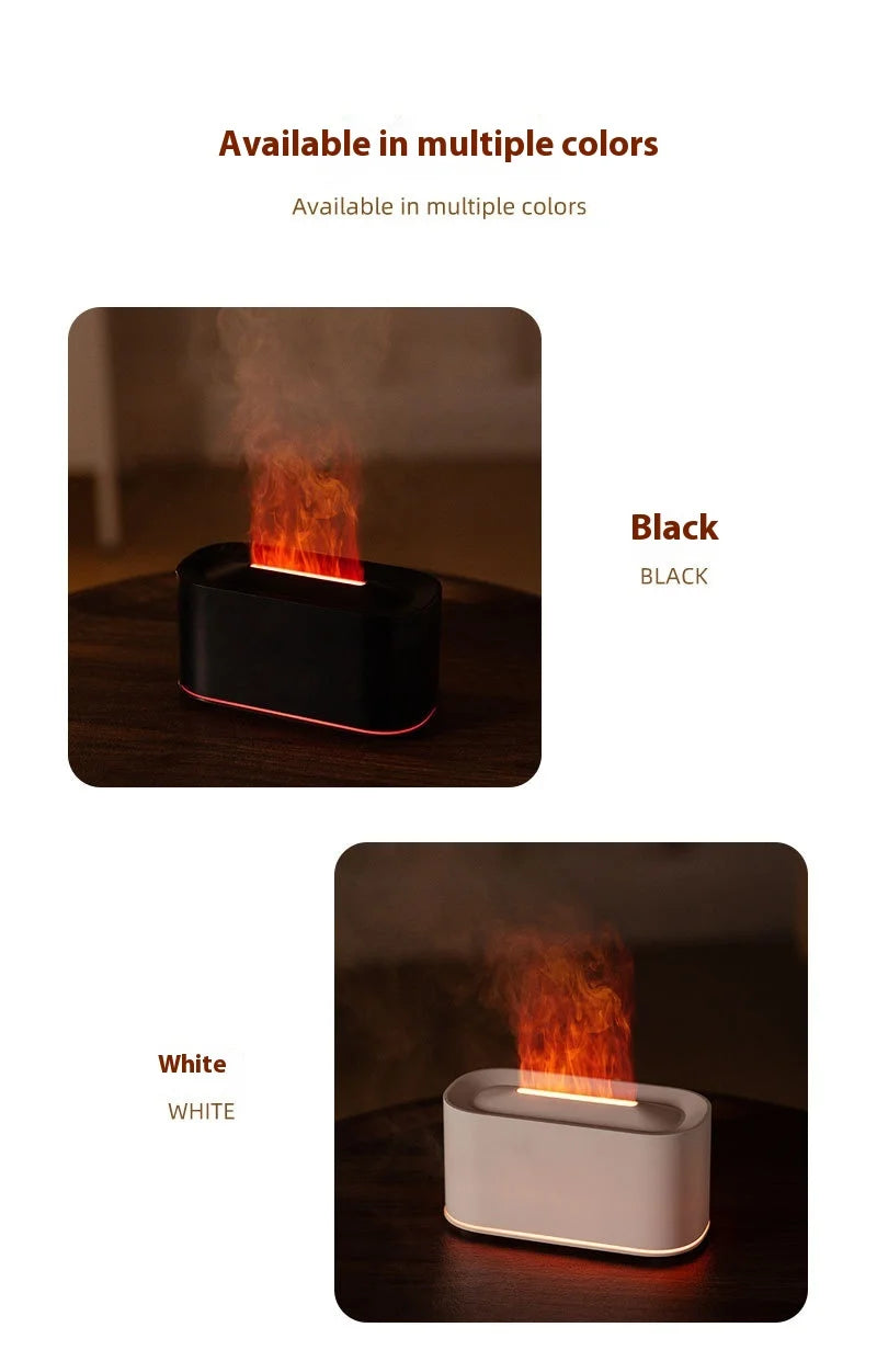 Showlu Smart General HOMEFISH Mini Aroma Humidifier emitting a fine mist, compact design with a sleek white finish.
