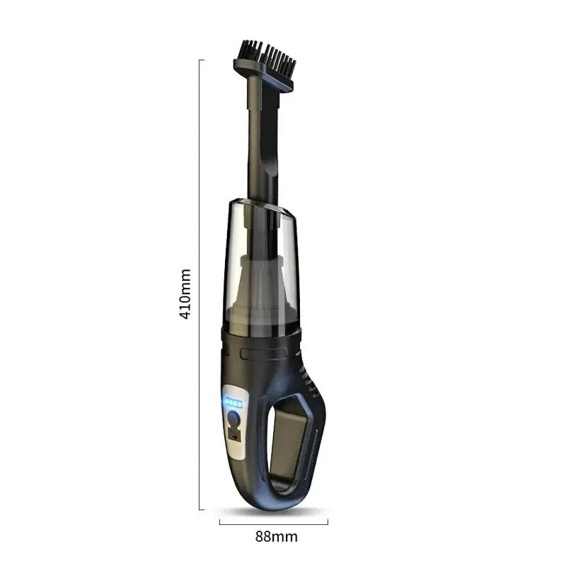 Showlu Smart General mini car vacuum cleaner with compact design and hose attachment for cleaning vehicle interiors.