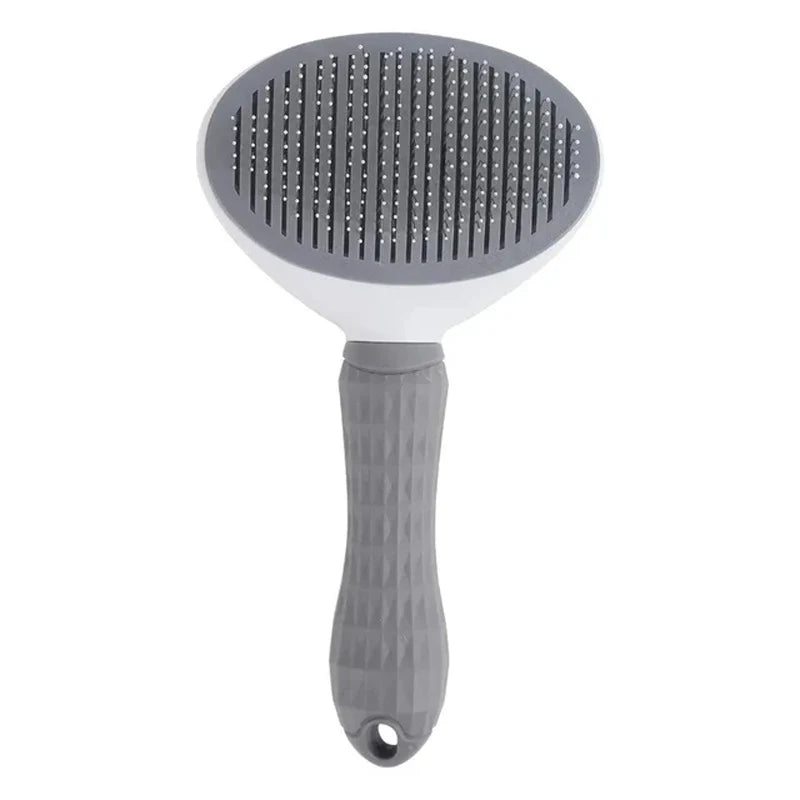 Showlu Smart General pet grooming slicker brush with fine metal pins for hair removal and gentle massage.