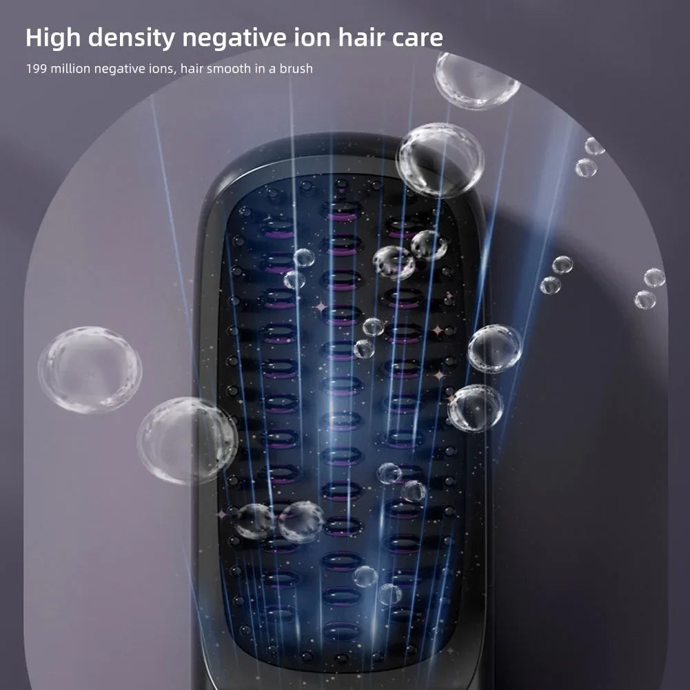 Showlu Smart General cordless hair straightener comb with fast heating, 35W for smooth, sleek hair styling.
