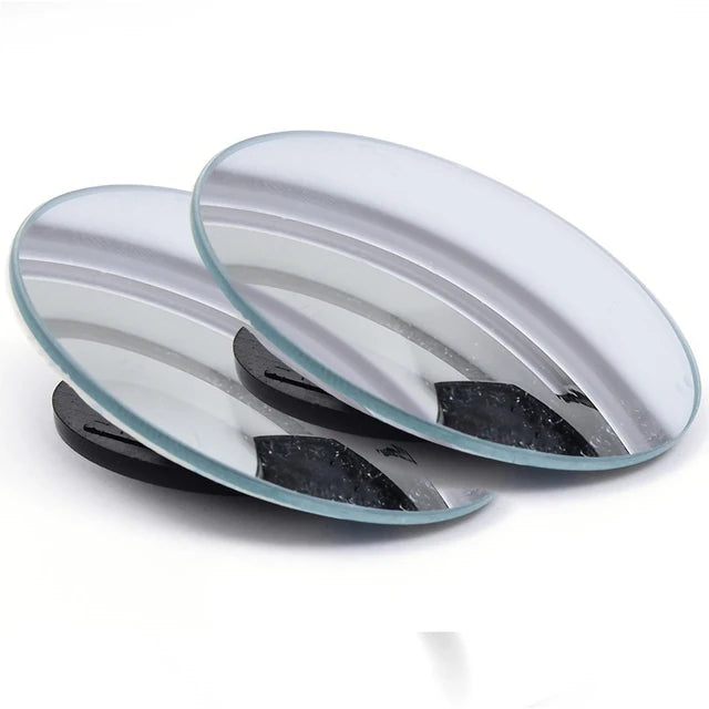 Showlu Smart General Car Blind Spot Mirror Pro attached to vehicle side mirror for improved visibility and safety.