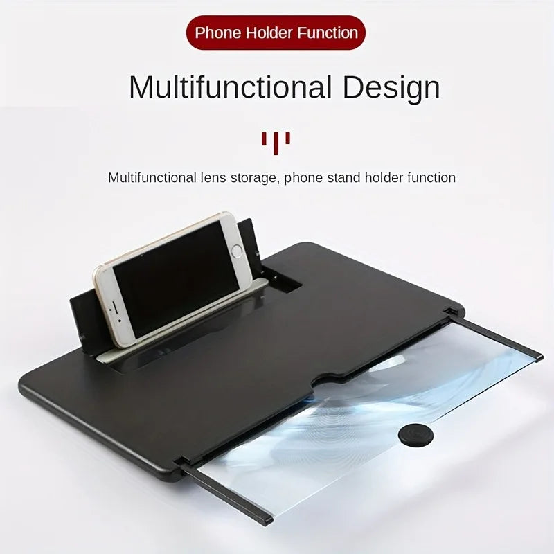 Showlu Smart General phone screen magnifier displaying a enlarged smartphone screen for easier viewing.