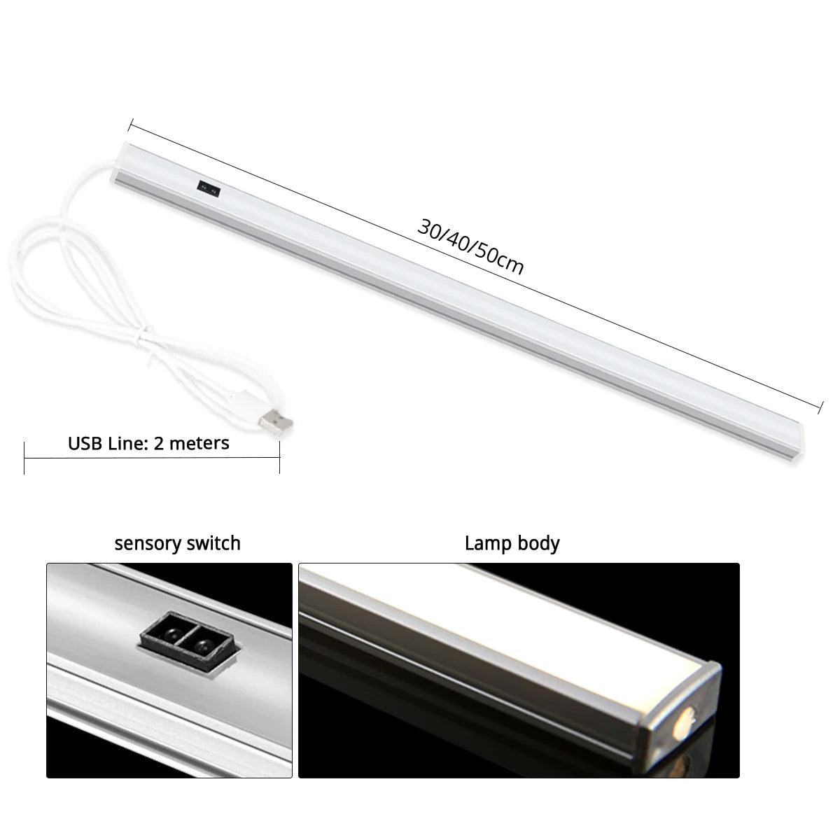 Showlu Smart General CHNAITEKE Motion Sensor LED Light mounted on wall, active with motion detection in a modern home setting.