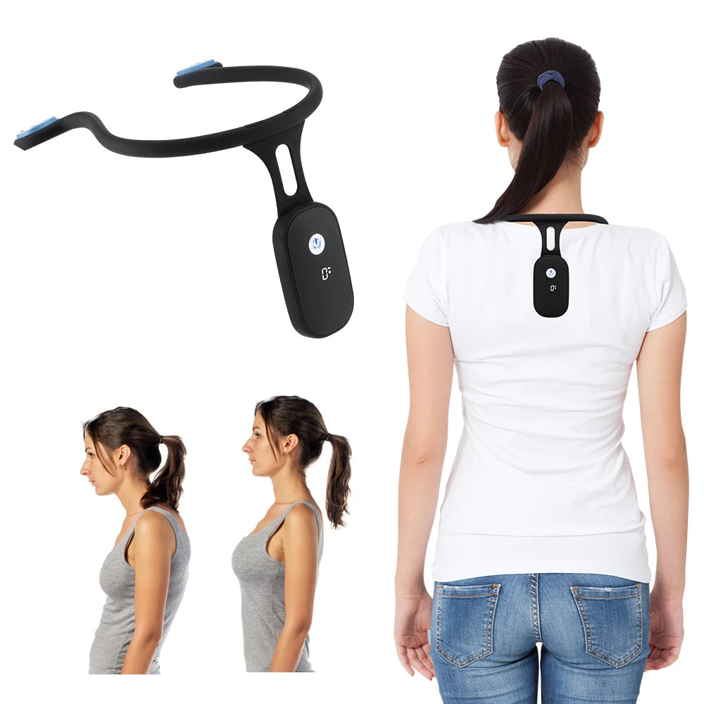 Showlu Smart Posture Corrector with silicone vibration reminder, designed for all ages to improve posture and spinal health.