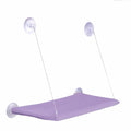 Showlu Cat Window Perch hanging hammock bed for indoor cats, featuring a stable design and soft fabric for comfortable lounging.