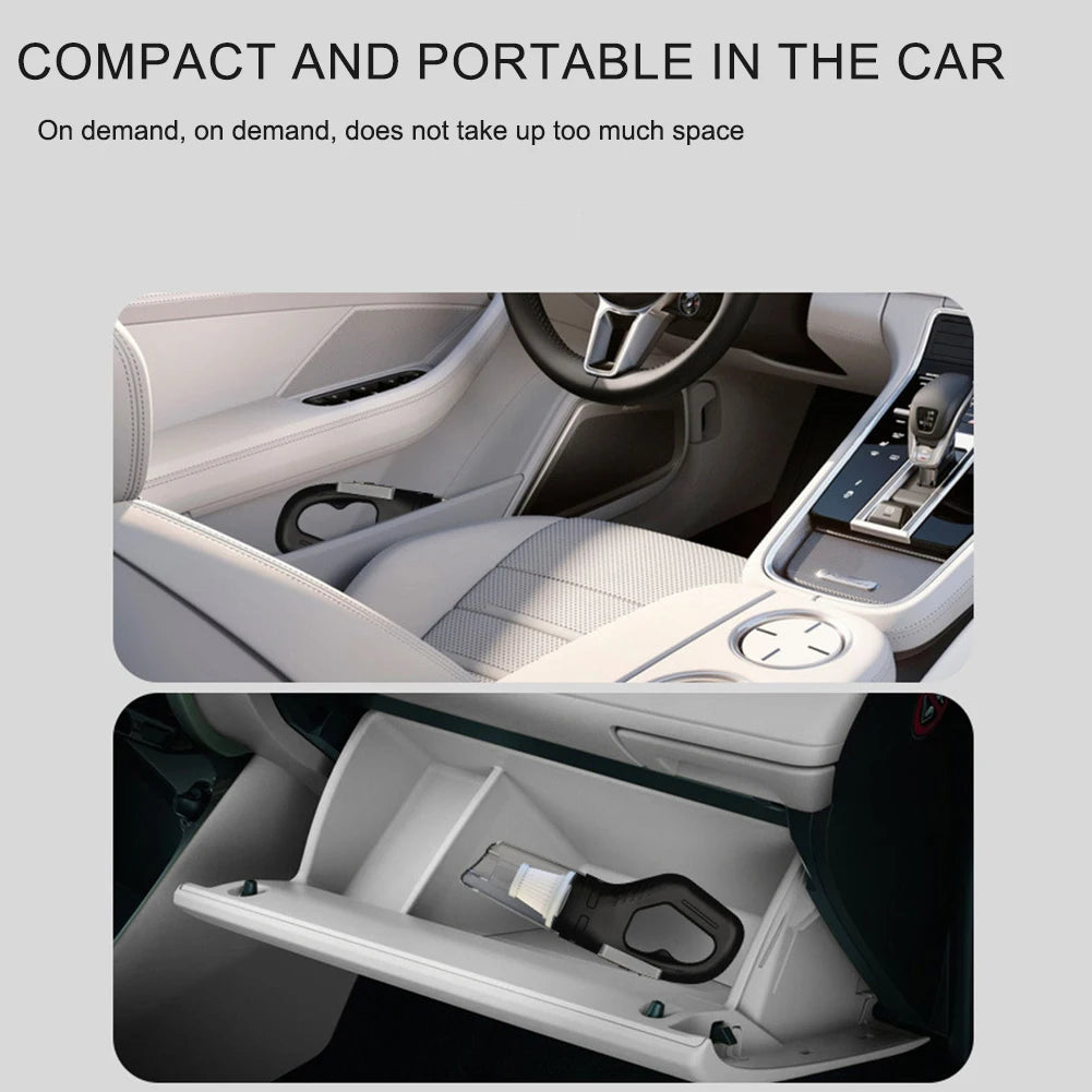 Showlu Smart General mini car vacuum cleaner with compact design and handheld style for quick vehicle cleaning.