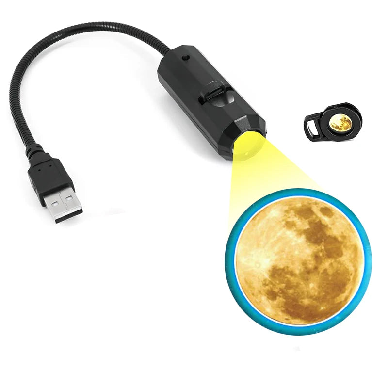 LED Floating Moon Wall Light by Showlu Smart General, showcasing a realistic moon-shaped LED light fixture mounted on a wall.