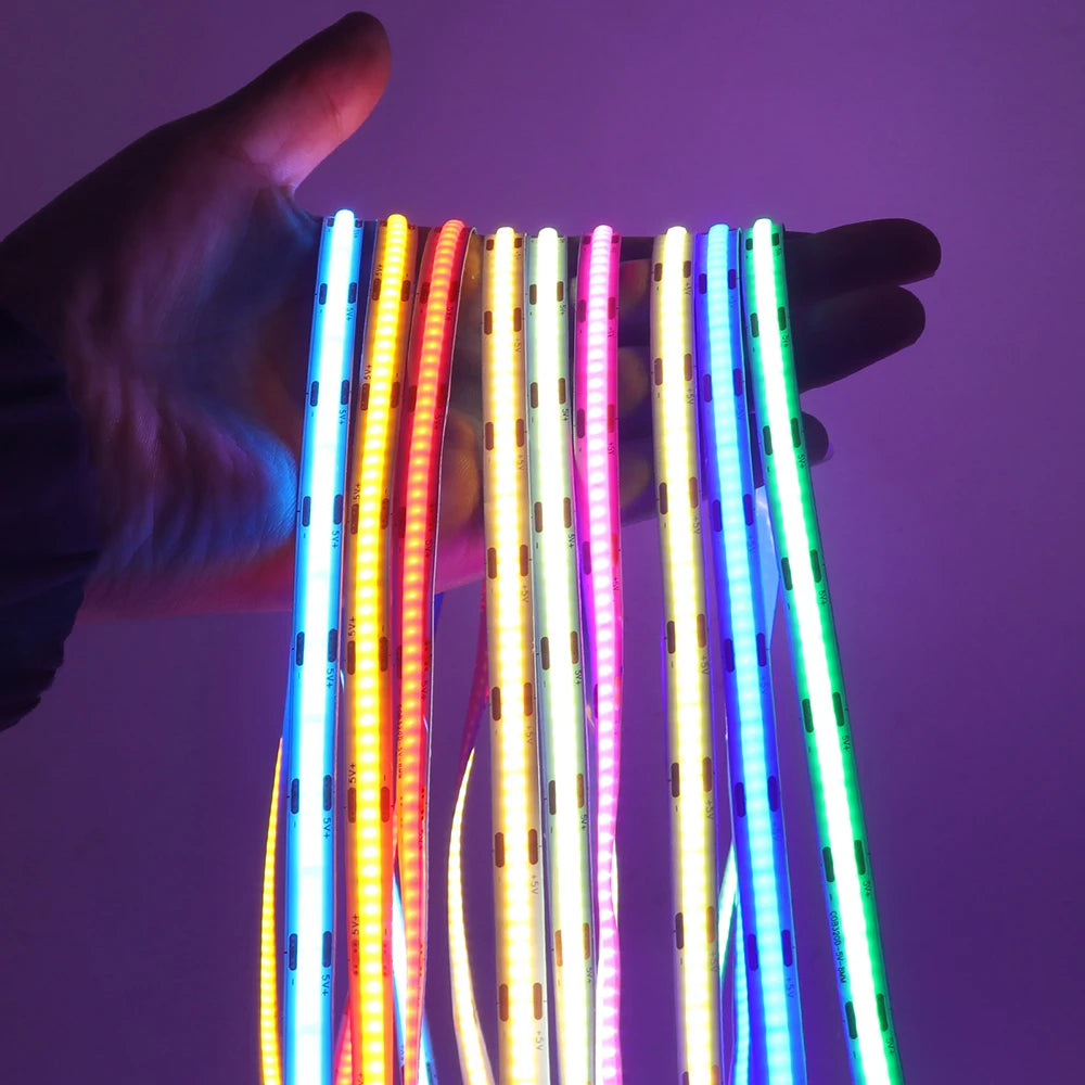 Showlu Smart General motion sensor LED strip light, 5V USB-powered, with a sleek design and flexible installation options.