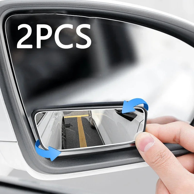Showlu Smart General car blind spot convex side mirror clip-on for universal fit, enhancing visibility on vehicle side mirrors.