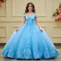 Customized Wedding Birthday Prom Party Red Flower Girl Dress Tulle Floral Appliques With Bow For Evening Banquet Princess Gown