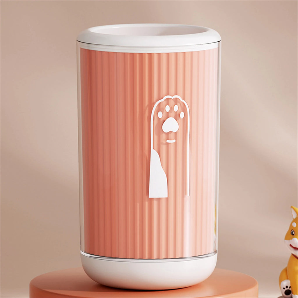 Showlu Smart General Pet Paw Cleaner Cup with water-filled chamber for cleaning and soothing pets' paws.