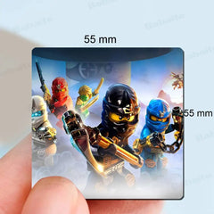 Cartoon N-NinjagoS Refrigerator Magnets Personalized Photo Fridge Magnets For Kitchen Whiteboard Home Decoration Office Gift