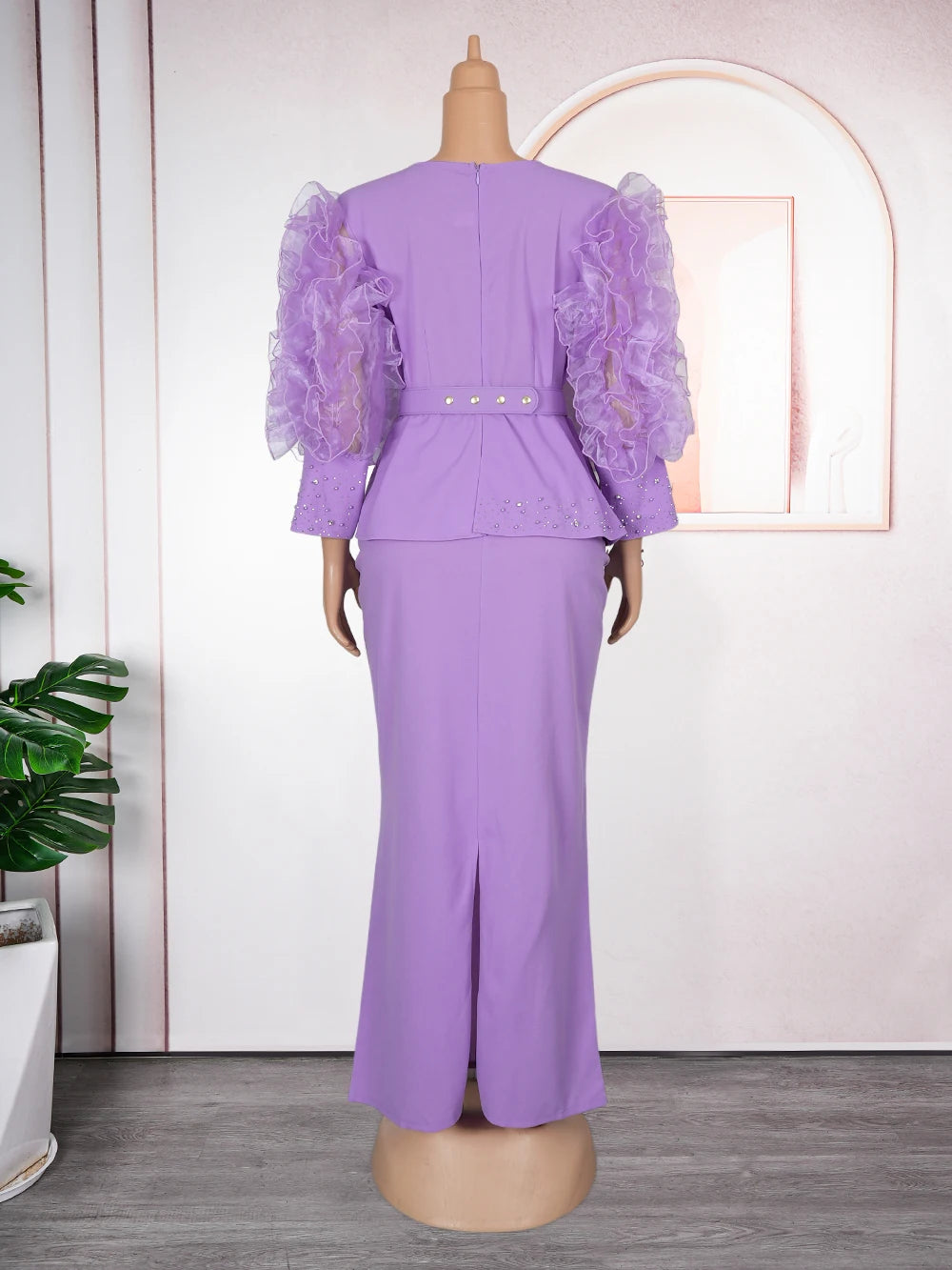 Elegant African dress for women featuring traditional Ankara fabric, plus size long dashiki-inspired gown for wedding or party wear.
