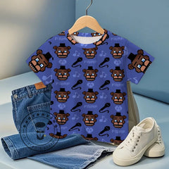 Fashion Clothing Kids 3D Five Night At Freddy Fnafs T-shirt Children Cartoon Tee Shirts T Shirt for Boys Sonic Clothes Girls Top
