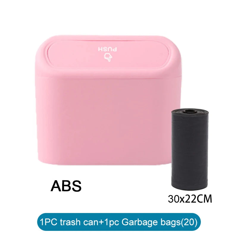 Showlu Smart General car trash can with lid, compact and portable for keeping your vehicle clean and organized.