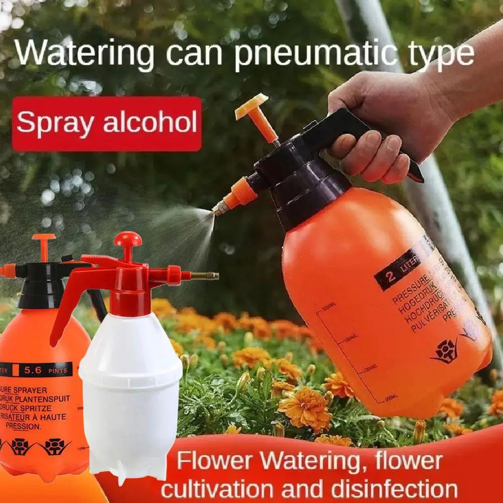 Showlu Smart General high pressure spray bottle with adjustable nozzle and clear container for garden and cleaning use.