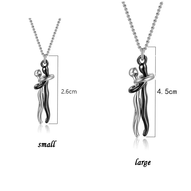 Fashion hugging pendant necklace for men and women, Showlu jewelry choker chain, romantic gift for couples and lovers