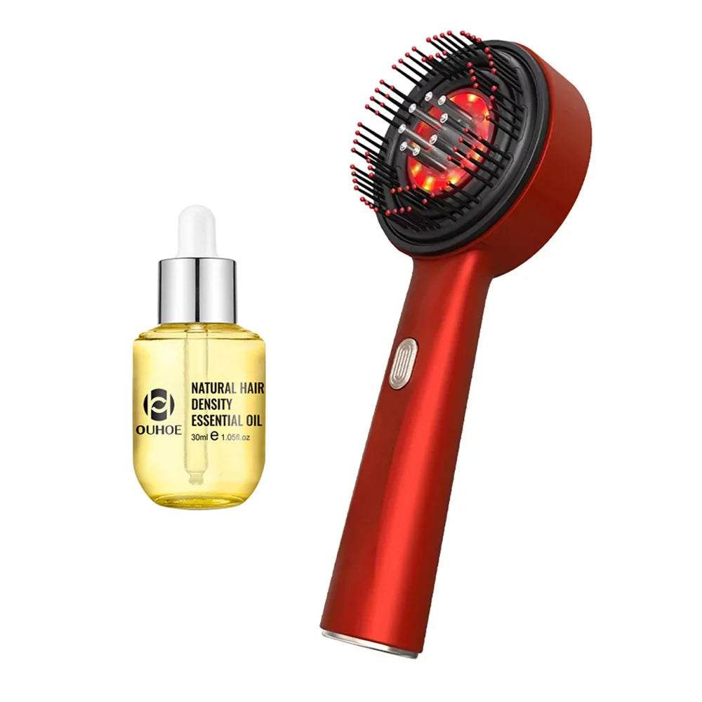 Showlu Smart General red light scalp massager hair growth comb with ergonomic handle and multiple massage nodes.