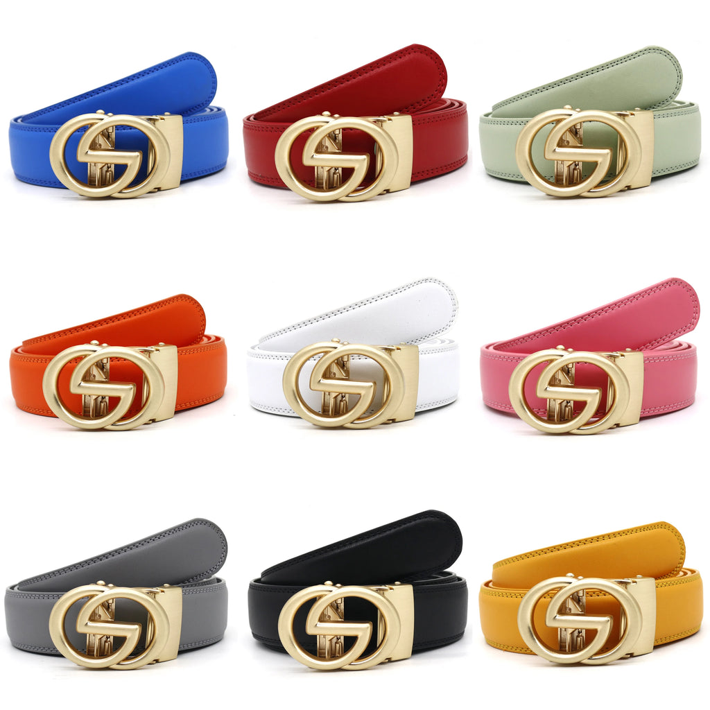 NEW Man Automatic Buckle Belt Casual Styish genuine Leather Belts Jeans Pants Accessories For Women Plus Size