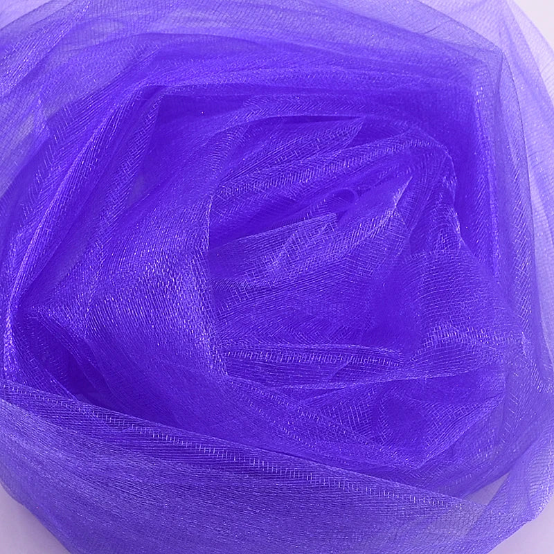 Wedding organza roll with sheer crystal tulle fabric, ideal for wedding arches, party backdrops, and baby shower decorations.
