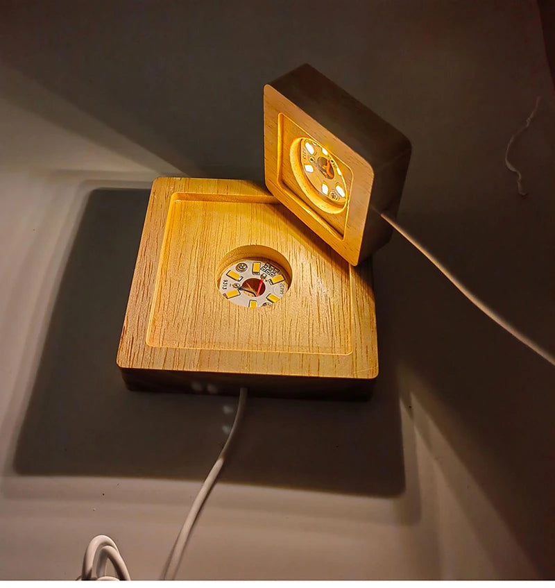 Showlu Smart General LED Smart Ambient Orb emitting colorful ambient lighting on a modern desk.