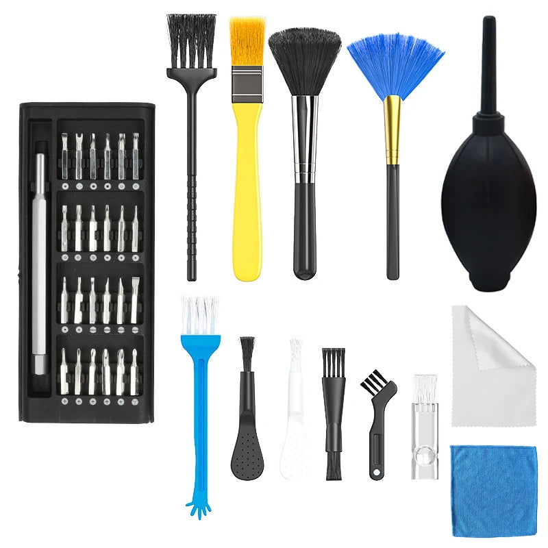 Showlu Smart General LED keyboard cleaner with built-in LED light for easy cleaning of computer keyboards and electronic devices.