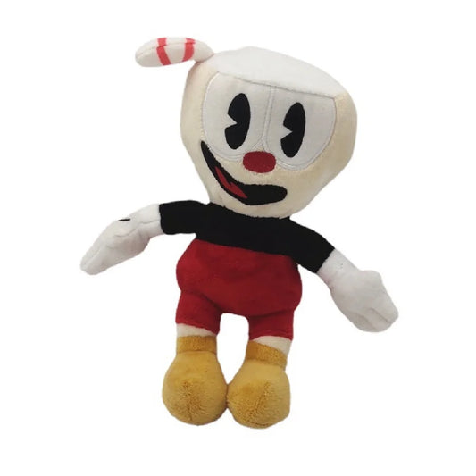 Hot Cuphead Plush Doll Toys Mugman Game Doll Toys Adventure Soft Stuffed Plush For Kids Birthday Gift
