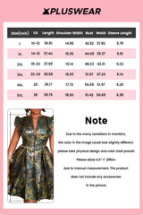 Plus Size Party Green V Neck Zipper Jacquard Mini Dresses