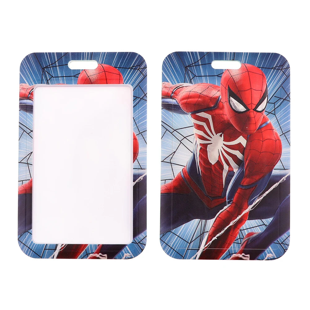 YQ998 Anime Spider-Man Lanyard Peter Parker Phone Rope for Key USB ID Card Badge Holder Cartoon Neck Strap Keychain Lariat
