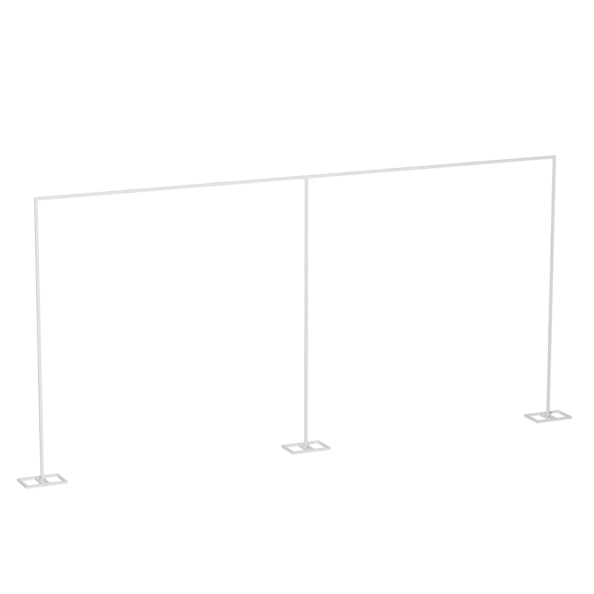 6Mx3M Heavy-duty Adjustable Wedding Backdrop Stand,  Drape Pipe Support Adjustable Kit