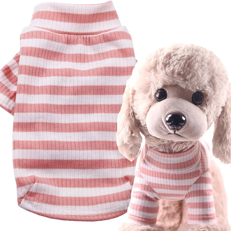 Wang Shan Meow cotton dog hoodie by Showlu Fashion Store, warm winter pet sweater for bulldogs, soft and cozy for cold weather.