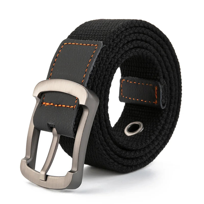 LUDIVIS canvas tactical belt from Showlu Fashion Store, unisex high-quality casual strap for jeans, outdoor and military style.
