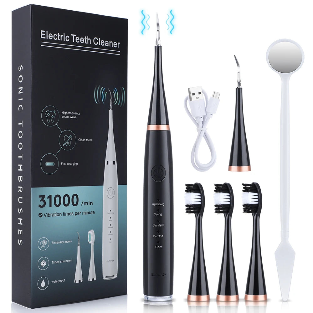 Showlu Smart Electric Dental Scaler and Oral Irrigator with USB rechargeable design for effective teeth cleaning and gum care.