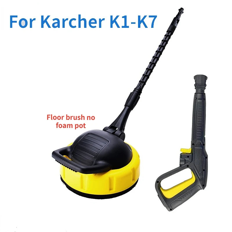 Showlu Smart General 16-inch pressure washer surface cleaner with rotating brushes and durable plastic body for outdoor cleaning.